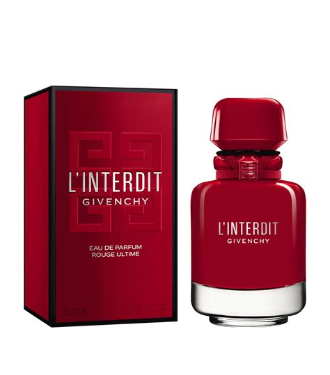 parfum l'interdit givenchy rouge|l'interdit givenchy rouge ultime.